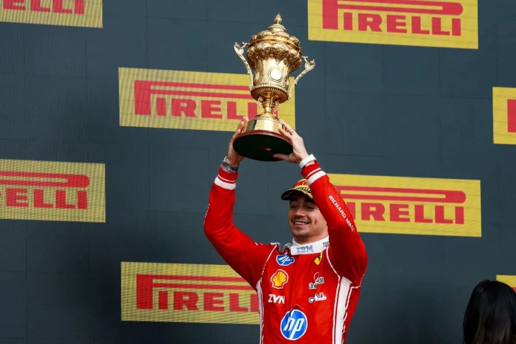 Charles Leclerc volvió a la victoria con Ferrari en el Gran Premio de Gran Bretaña